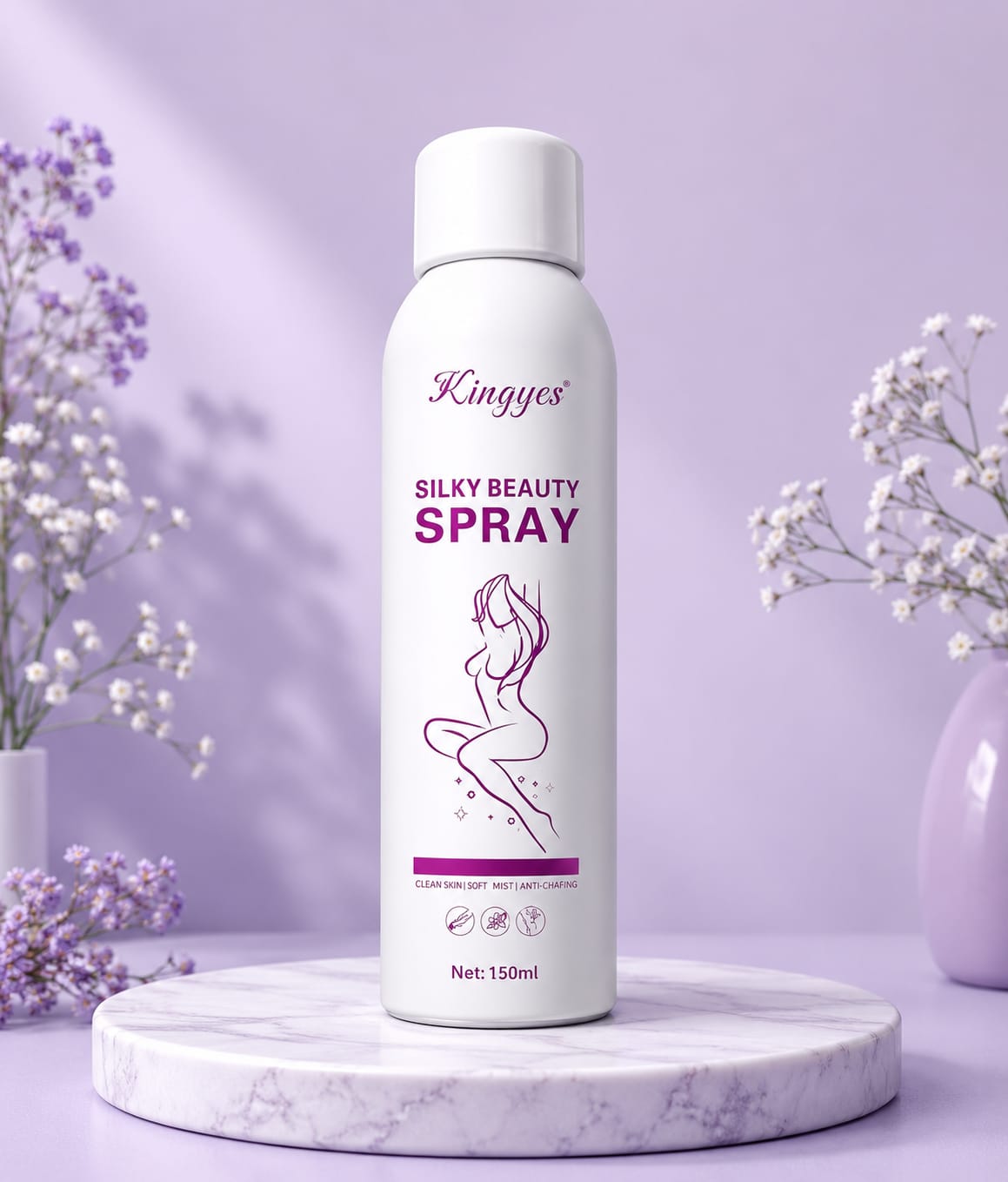 Silky Beauty Hair Removal Spray โ Fast, Gentle & Smooth Skin Formula