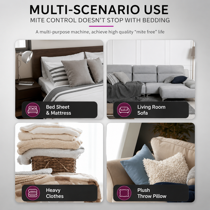 Cordless Vacuum Cleaner - Dust Mite Removal for Mattress &amp; Sofa