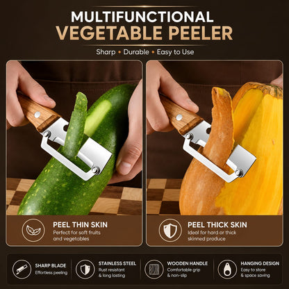 Multifunctional Vegetable Peeler – 3-in-1 Quick Prep Kitchen Tool