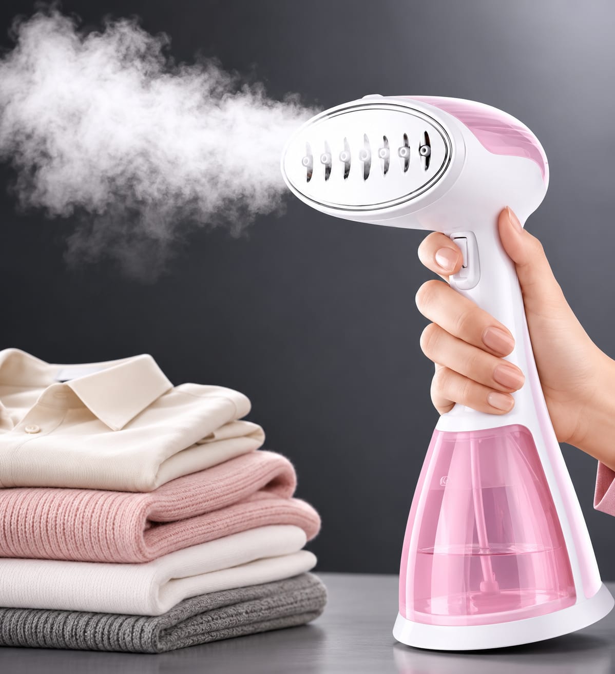 Hanging Garment Steamer – Portable Handheld Steam Iron for Wrinkle-Free Clothes