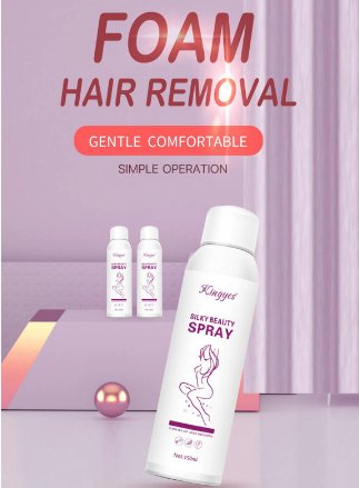 Silky Beauty Hair Removal Spray – Fast, Gentle & Smooth Skin Formula