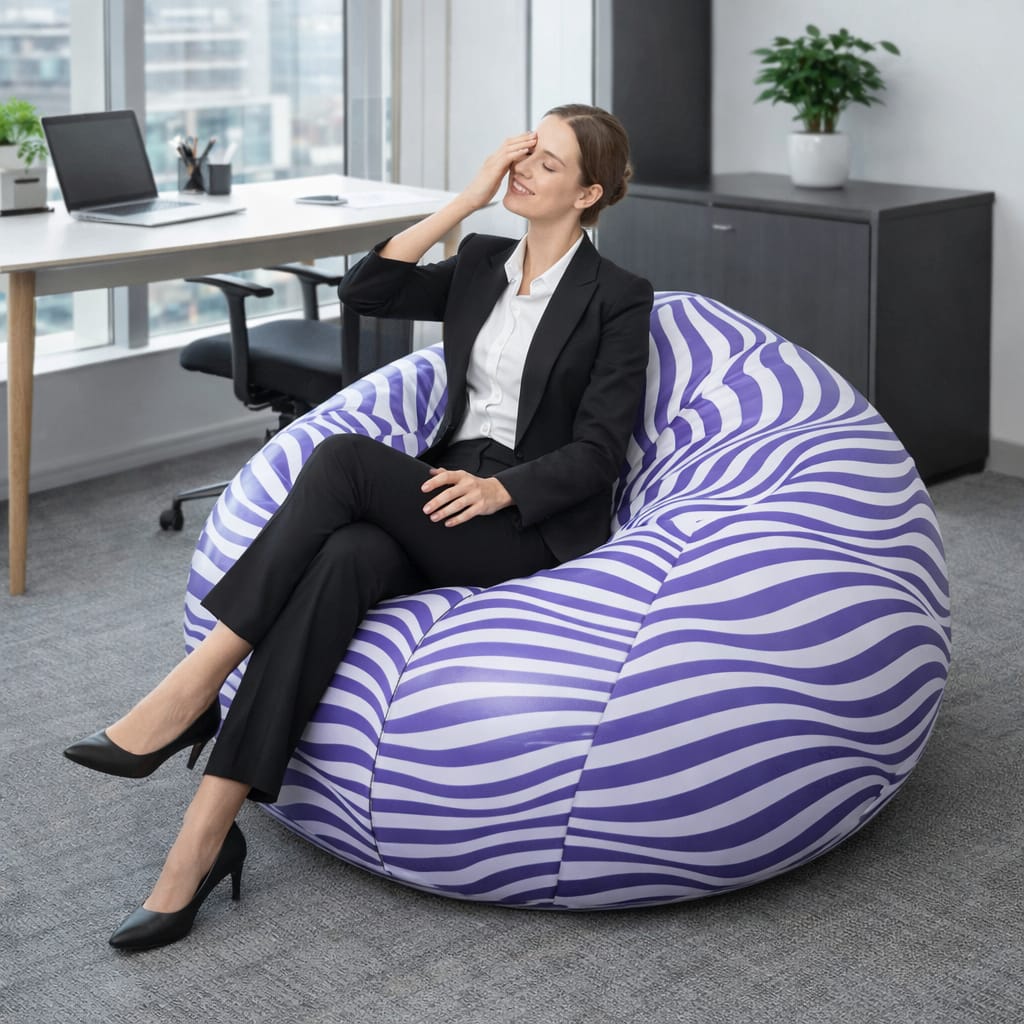 Inflatable Lounge Sofa – Portable Indoor & Outdoor Air Couch for Instant Comfort