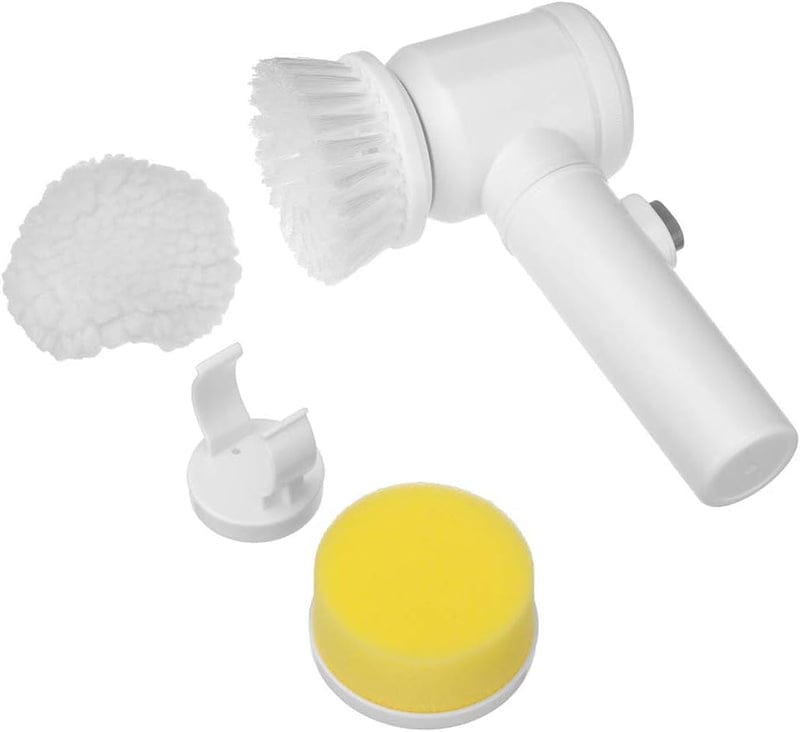 5-in-1 Electric Cleaning Brush – Handheld Power Scrubber for Kitchen & Bathroom