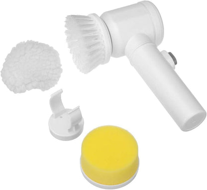 5-in-1 Electric Cleaning Brush – Handheld Power Scrubber for Kitchen & Bathroom