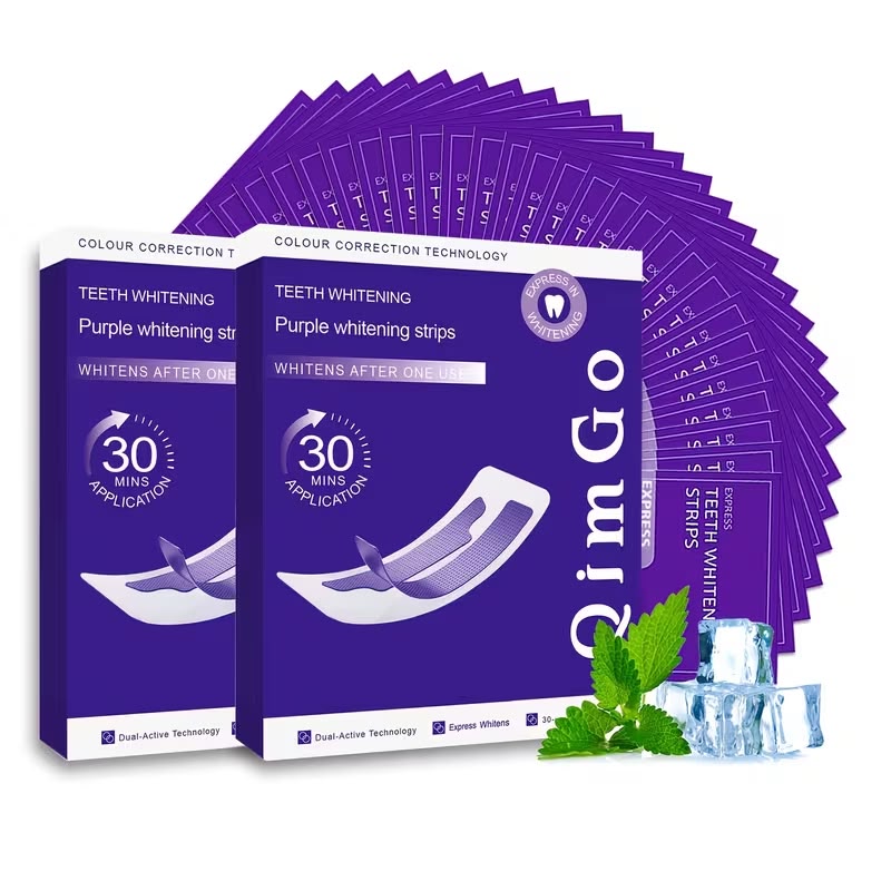 Enamel-Safe Teeth Whitening Strips – Professional At-Home Smile Brightening Treatment