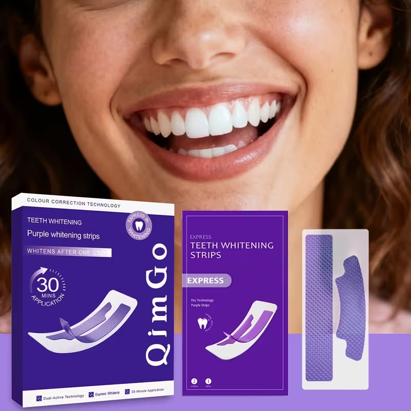 Enamel-Safe Teeth Whitening Strips – Professional At-Home Smile Brightening Treatment
