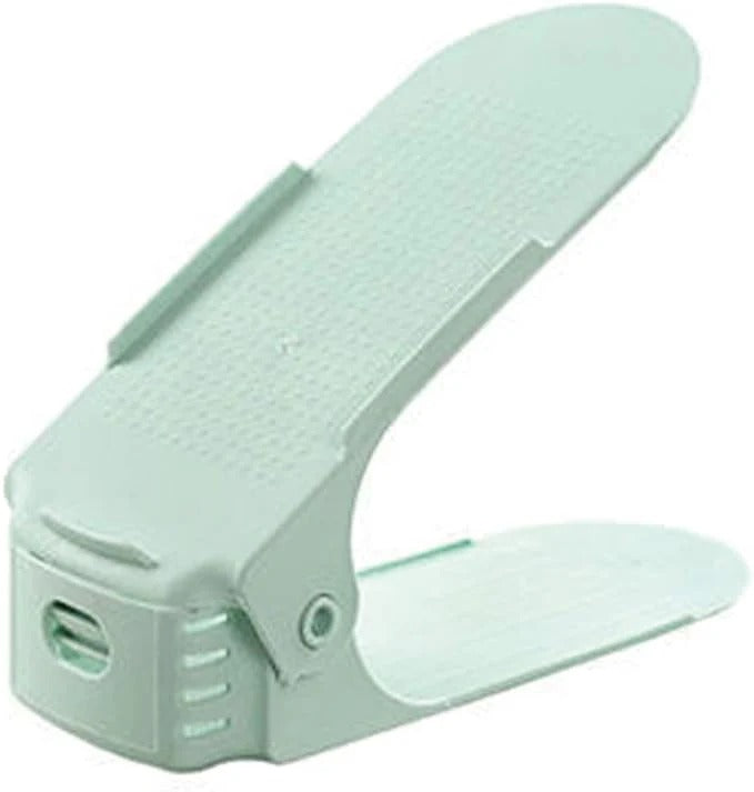 Adjustable Shoe Slot Organizer – Space-Saving Double-Layer Shoe Rack